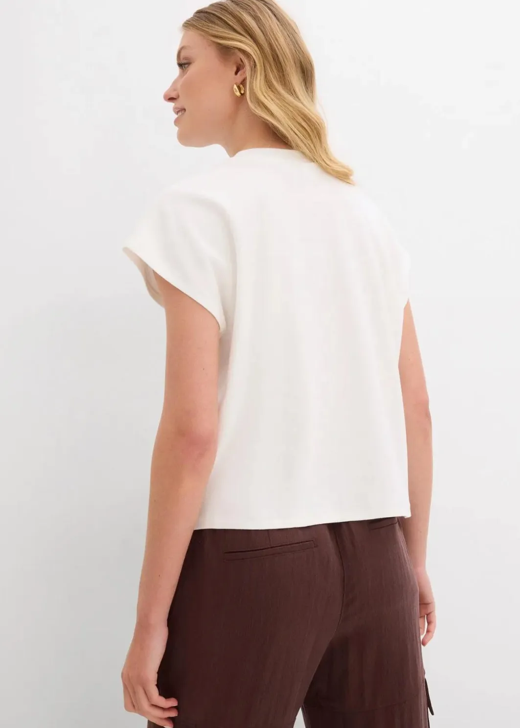 Damen bonprix Shirts & Tops|Nachhaltigere Materialien|T-Shirt aus reiner Bio-Baumwolle