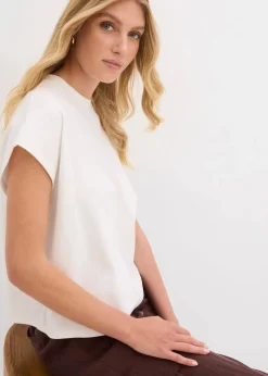 Damen bonprix Shirts & Tops|Nachhaltigere Materialien|T-Shirt aus reiner Bio-Baumwolle