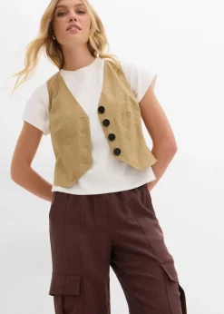 Damen bonprix Shirts & Tops|Nachhaltigere Materialien|T-Shirt aus reiner Bio-Baumwolle