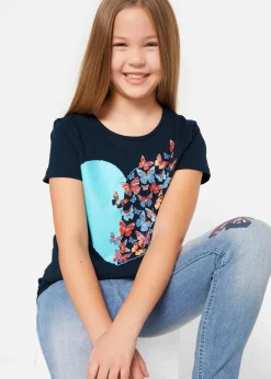 Kinder bonprix Mädchen 9-16 Jahre·Shirts & Blusen|Mädchen 2-8 Jahre·Nachhaltigere Materialien|T-Shirt aus reiner Bio-Baumwolle