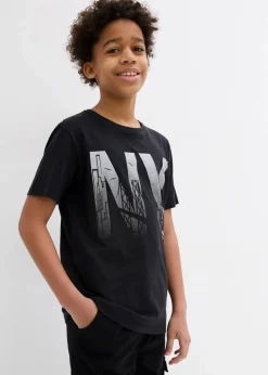 New T-Shirt aus reiner Bio-Baumwolle Kinder Jungen 9-16 Jahre·Shirts|Jungen 2-8 Jahre·Nachhaltigere Materialien