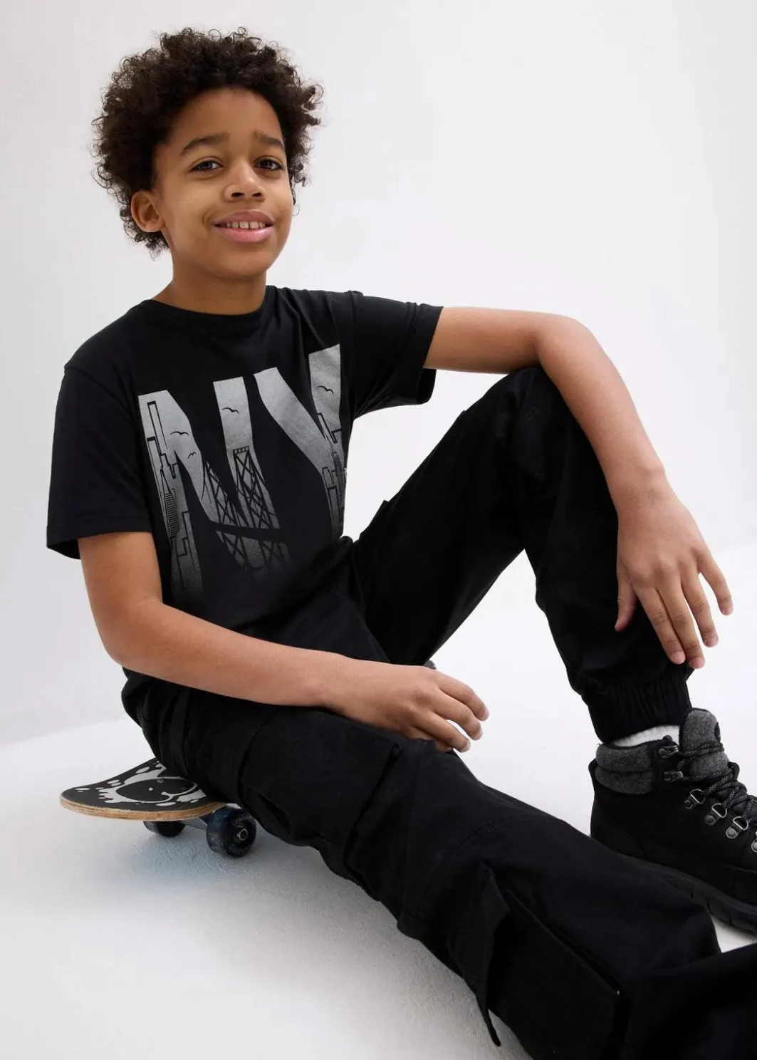 New T-Shirt aus reiner Bio-Baumwolle Kinder Jungen 9-16 Jahre·Shirts|Jungen 2-8 Jahre·Nachhaltigere Materialien