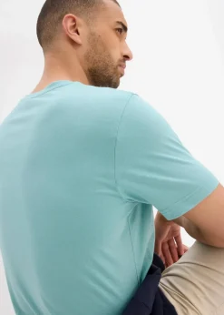 New T-Shirt aus reiner Bio-Baumwolle Herren Große Größen|Shirts & Polos