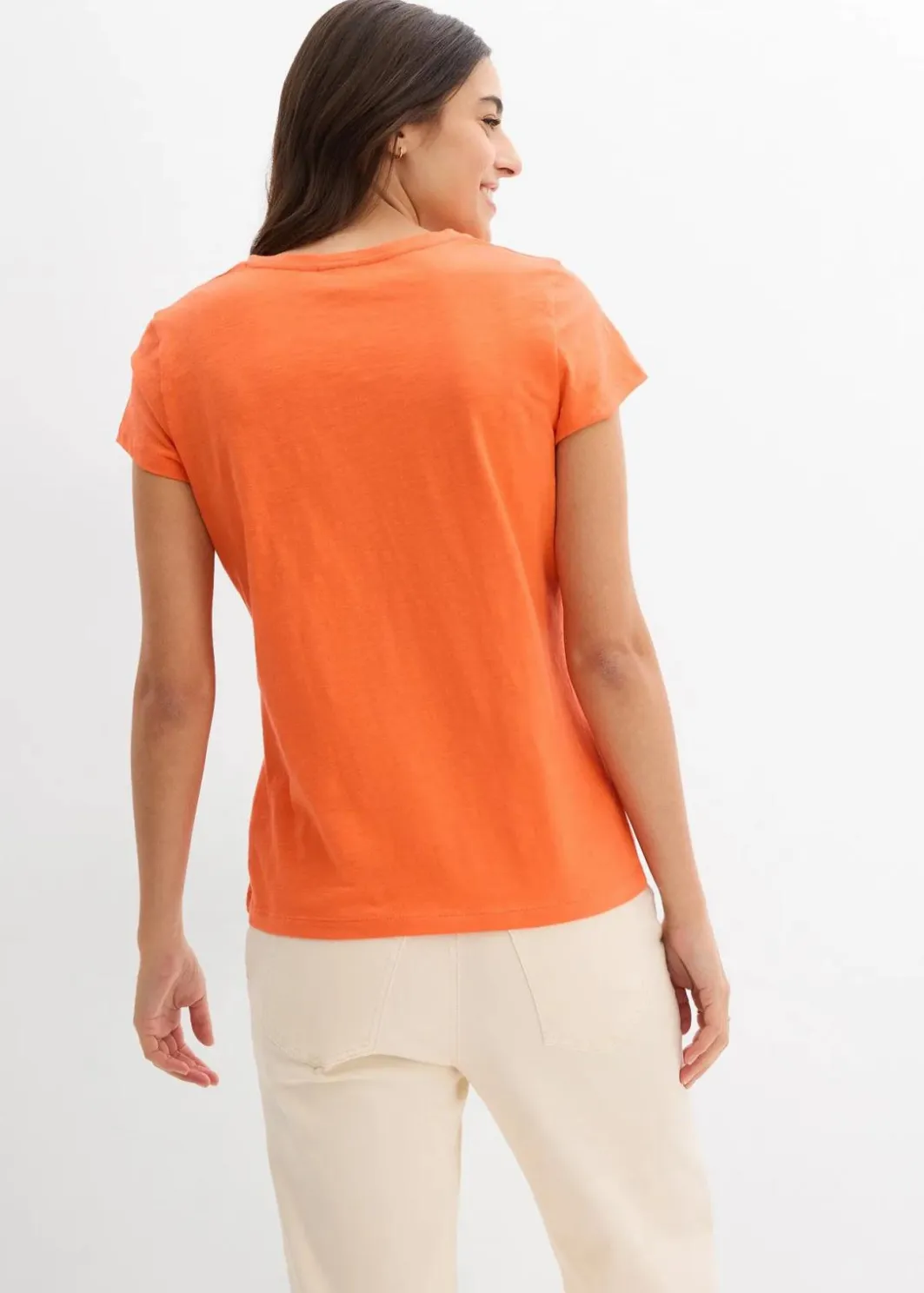 T-Shirt aus reiner Bio-Baumwolle (2er Pack) Damen Nachhaltigere Materialien|Shirts & Tops