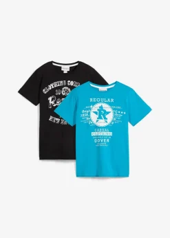 Clearance T-Shirt aus reiner Bio-Baumwolle (2er Pack) Kinder Jungen 2-8 Jahre·Nachhaltigere Materialien|Jungen 9-16 Jahre·Shirts