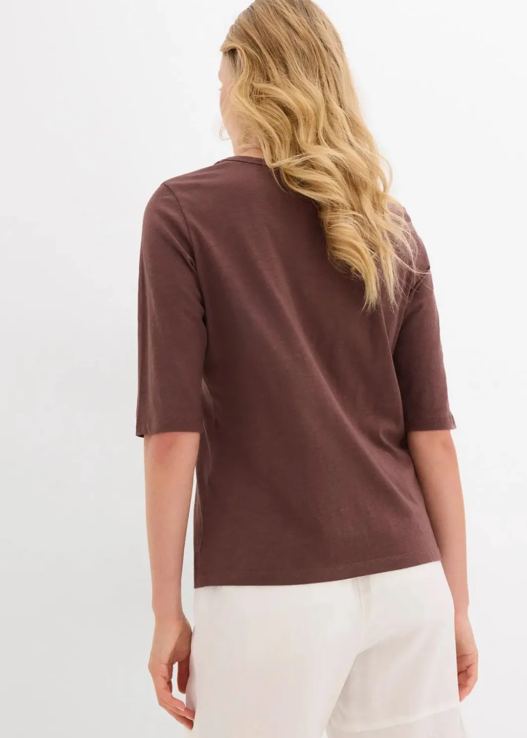 Discount T-Shirt aus reiner Bio-Baumwolle, (2er Pack) Damen Nachhaltigere Materialien|Shirts & Tops