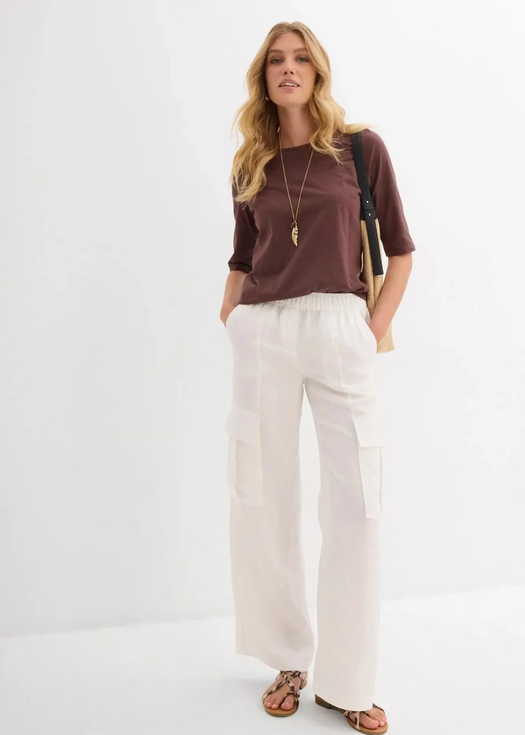 Discount T-Shirt aus reiner Bio-Baumwolle, (2er Pack) Damen Nachhaltigere Materialien|Shirts & Tops