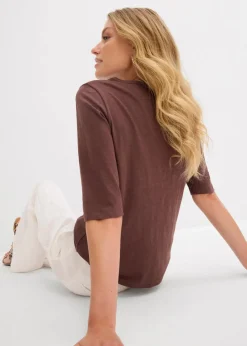 Discount T-Shirt aus reiner Bio-Baumwolle, (2er Pack) Damen Nachhaltigere Materialien|Shirts & Tops