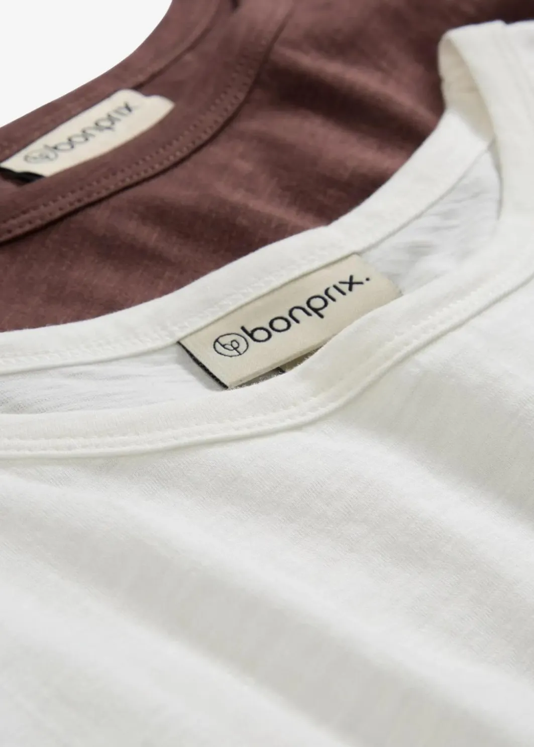 Discount T-Shirt aus reiner Bio-Baumwolle, (2er Pack) Damen Nachhaltigere Materialien|Shirts & Tops