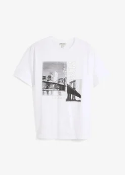 T-Shirt aus reiner Bio-Baumwolle Herren Große Größen|Shirts & Polos