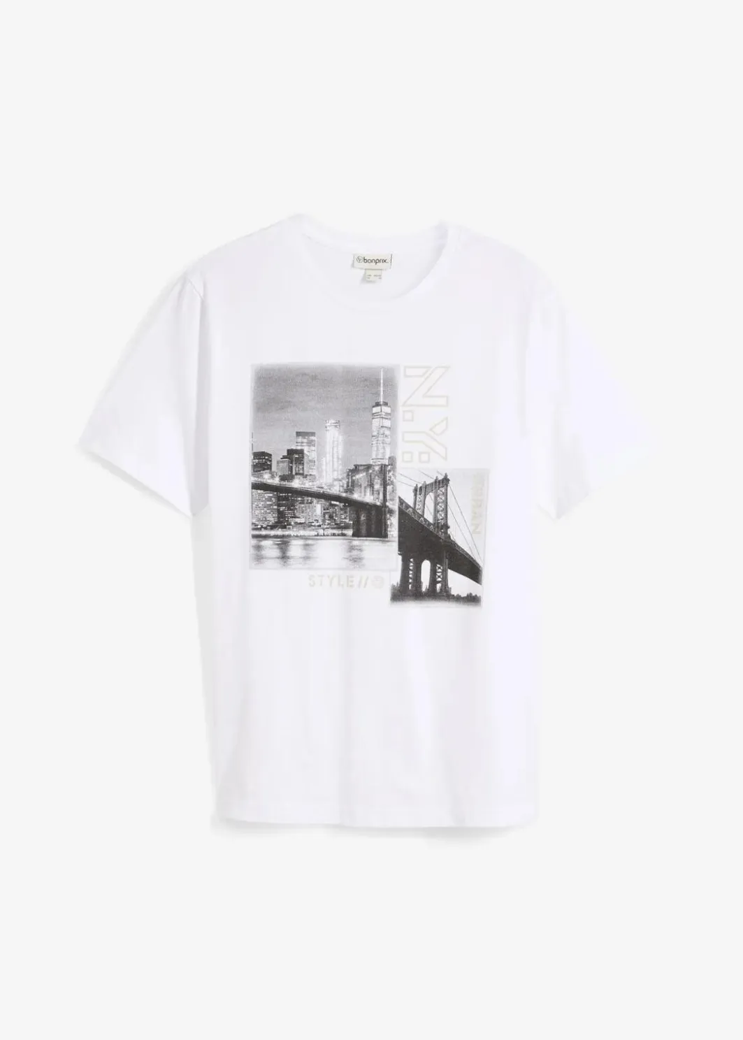T-Shirt aus reiner Bio-Baumwolle Herren Große Größen|Shirts & Polos