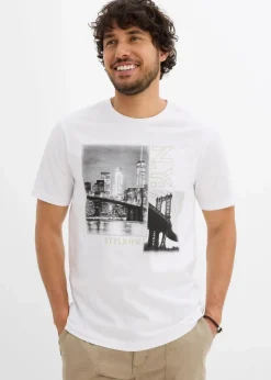 T-Shirt aus reiner Bio-Baumwolle Herren Große Größen|Shirts & Polos