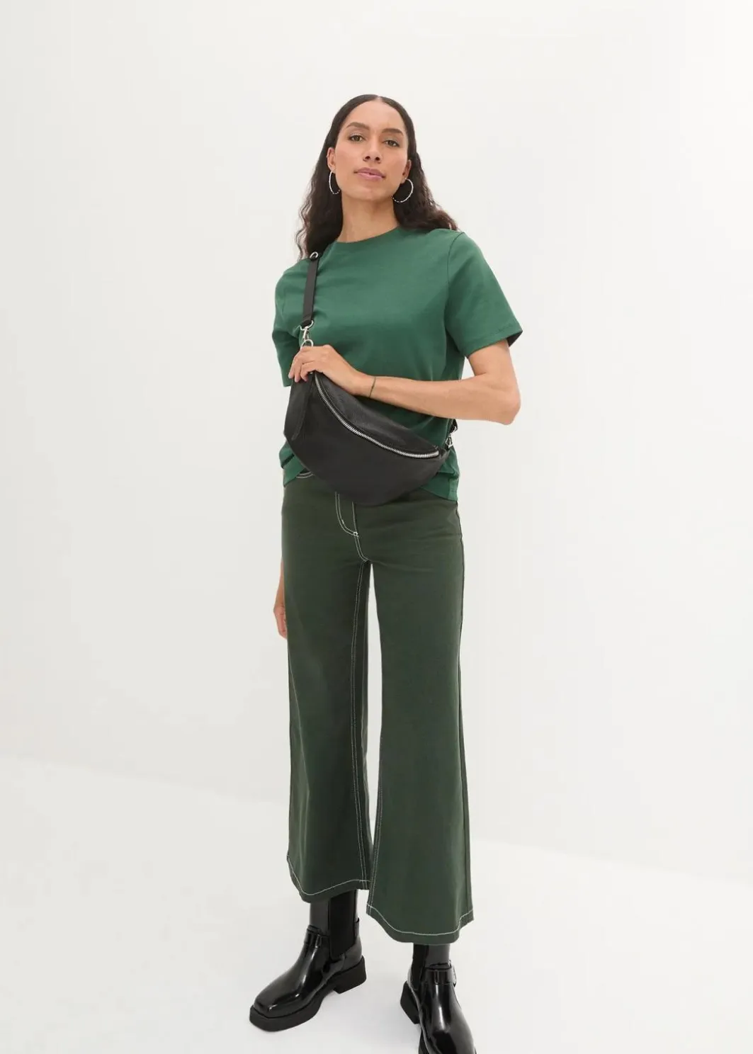 Sale T-Shirt aus reiner schwerer Bio-Baumwolle Damen Shirts & Tops|Basics