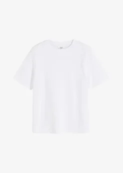 Damen bonprix Shirts & Tops|Basics|T-Shirt aus reiner schwerer Bio-Baumwolle