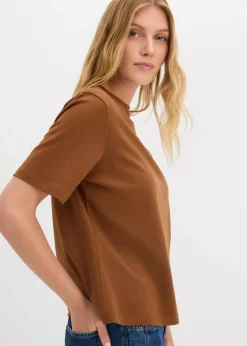 Damen bonprix Bekleidung·Röcke|Nachhaltigere Materialien|T-Shirt aus reiner schwerer Bio-Baumwolle
