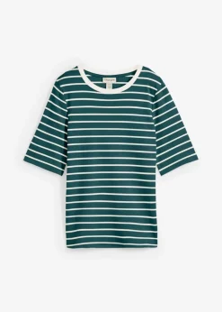 T-Shirt aus schwerer Bio-Baumwolle Damen Nachhaltigere Materialien|Shirts & Tops