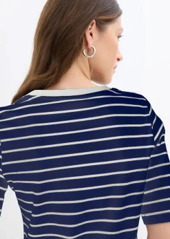 Damen bonprix Nachhaltigere Materialien|Shirts & Tops|T-Shirt aus schwerer Bio-Baumwolle