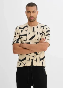 Herren bonprix Große Größen|Shirts & Polos|T-Shirt aus schwerer, reiner Bio-Baumwolle