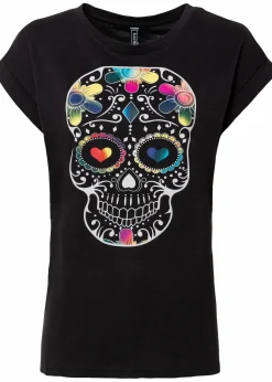 Discount T-Shirt aus softem Viskose-Mix Damen Shirts & Tops