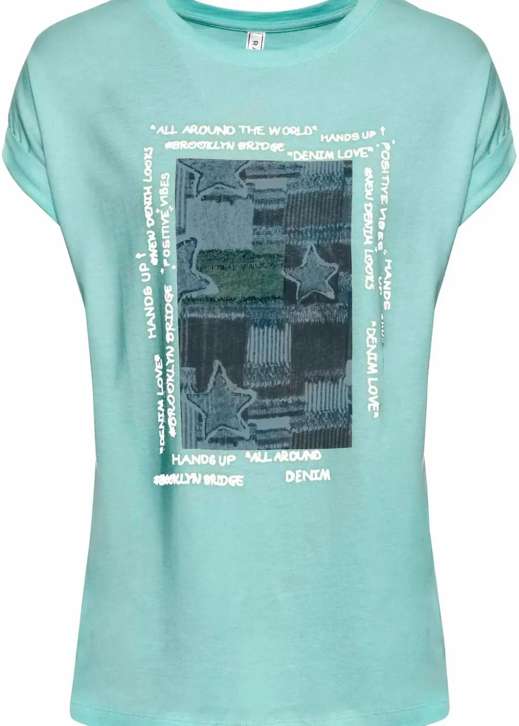 Damen bonprix Shirts & Tops|T-Shirt aus softem Viskose-Mix