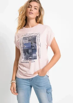 Sale T-Shirt aus softem Viskose-Mix Damen Shirts & Tops