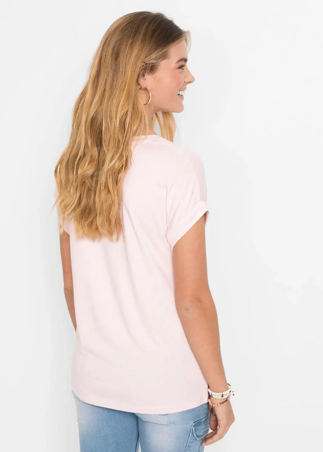 Sale T-Shirt aus softem Viskose-Mix Damen Shirts & Tops