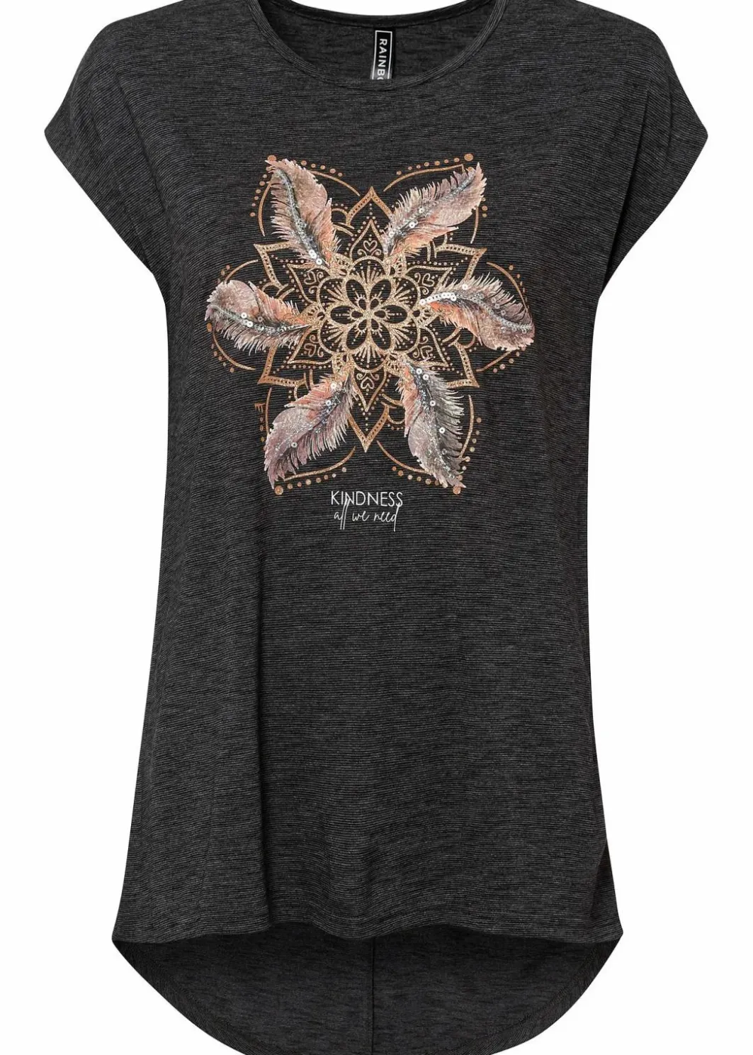 Damen bonprix Shirts & Tops|T-Shirt aus softem Viskose-Mix
