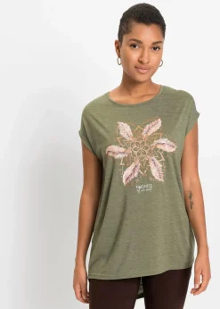 T-Shirt aus softem Viskose-Mix Damen Shirts & Tops