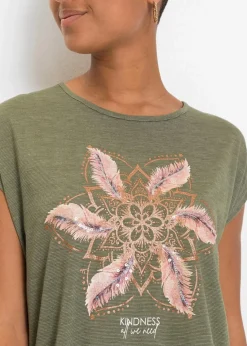 T-Shirt aus softem Viskose-Mix Damen Shirts & Tops