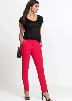 T-Shirt aus softer Viskose Damen Shirts & Tops|Basics