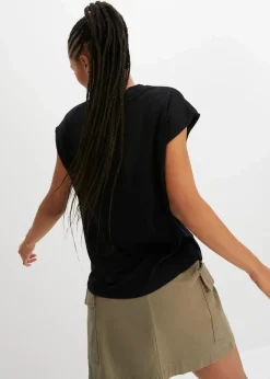 New T-Shirt aus softer Viskose Damen Nachhaltigere Materialien|Shirts & Tops