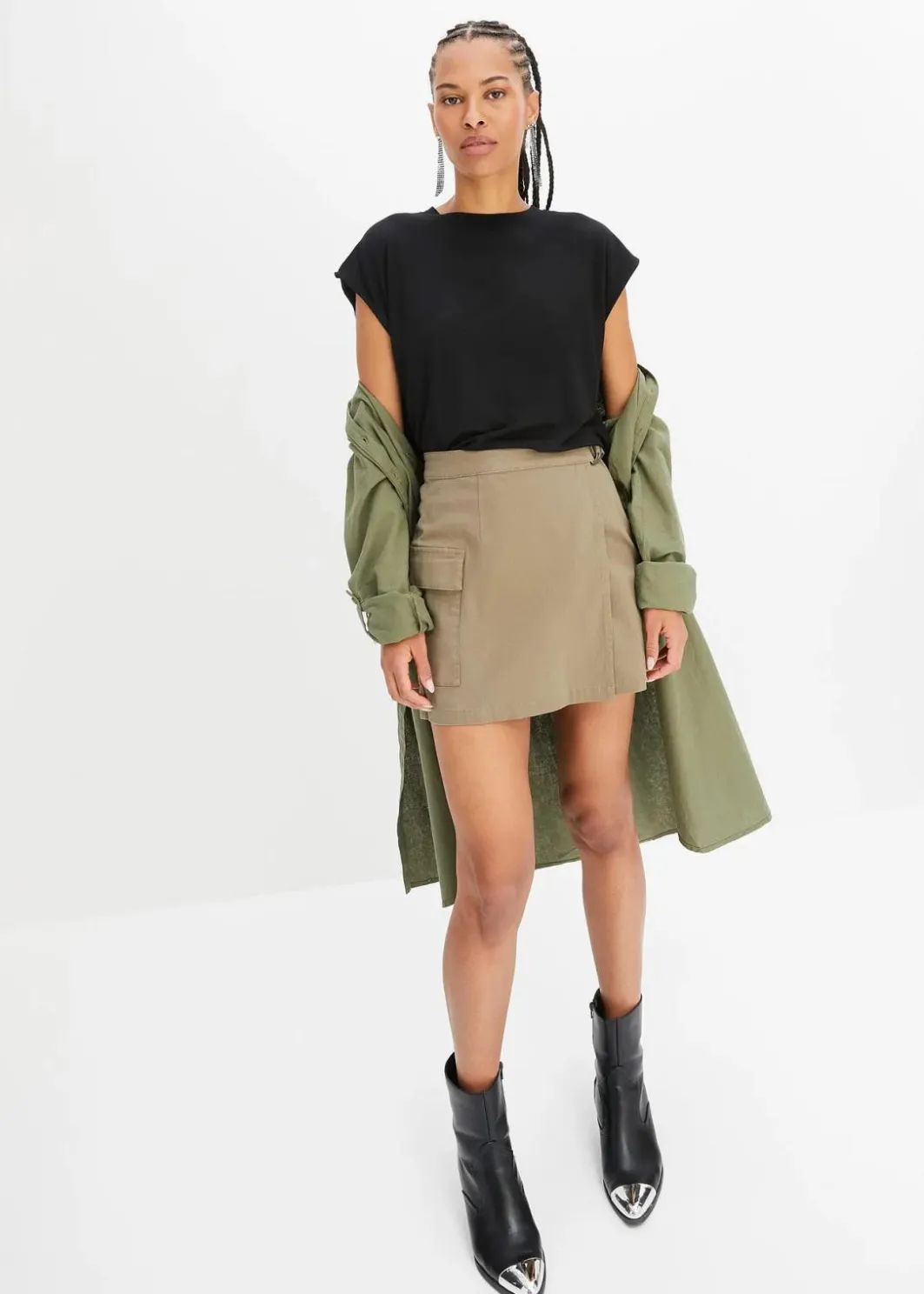 New T-Shirt aus softer Viskose Damen Nachhaltigere Materialien|Shirts & Tops