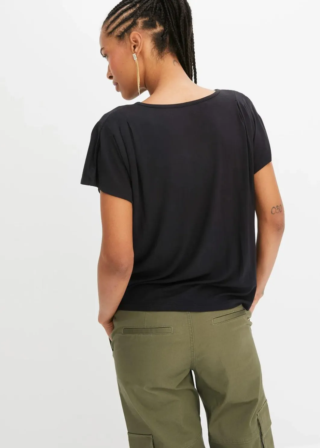 Damen bonprix Basics|Shirts & Tops|T-Shirt aus softer Viskose