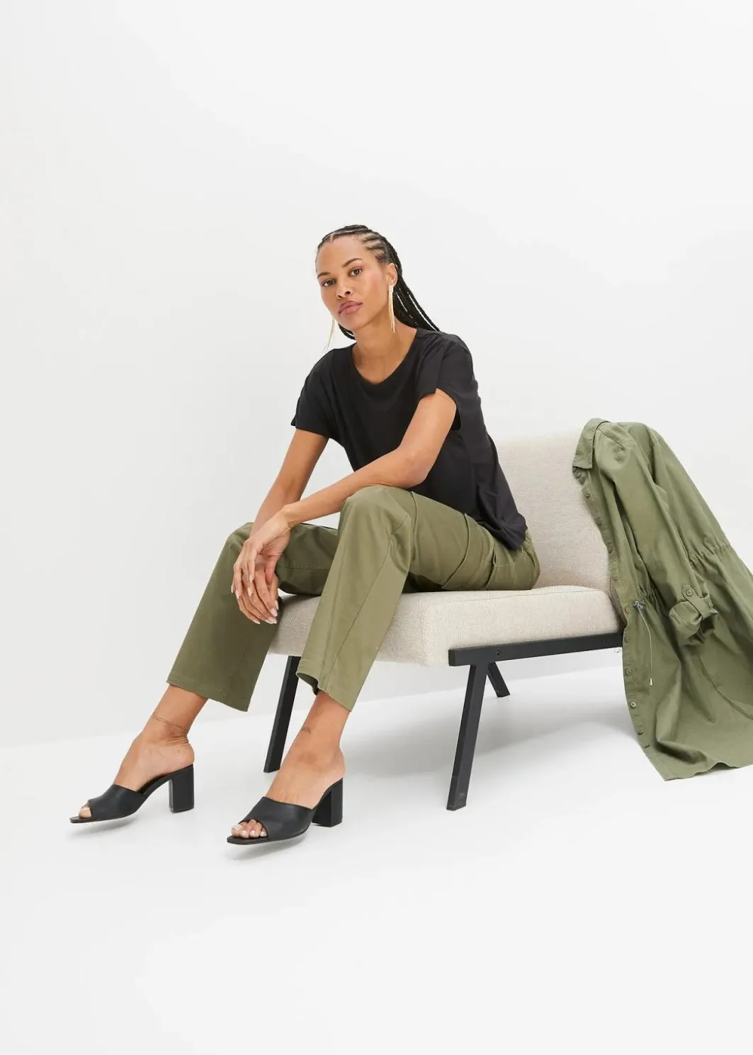 Damen bonprix Basics|Shirts & Tops|T-Shirt aus softer Viskose