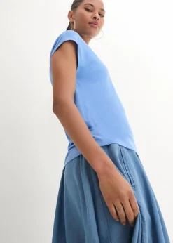 Damen bonprix Shirts & Tops|Basics|T-Shirt aus softer Viskose