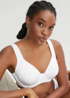 Damen bonprix Große Cups D-H|Bhs|T-Shirt BH mit Bügel und Glanzeffekt (2er Pack)