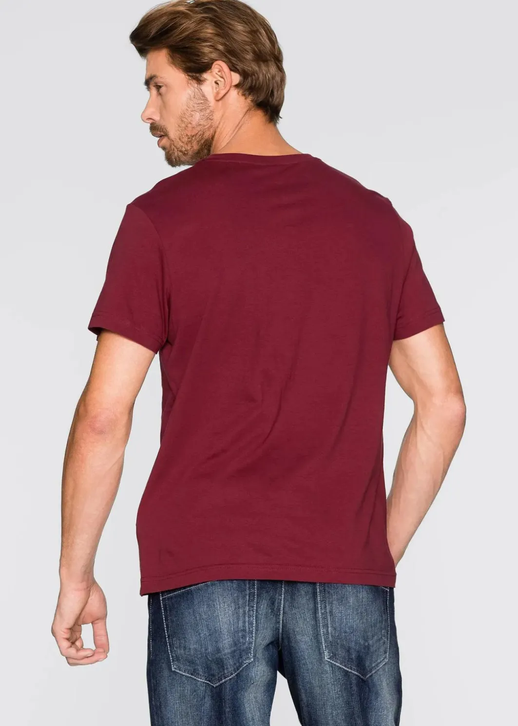 Herren bonprix Shirts & Polos|Basics|T-Shirt (3er Pack)