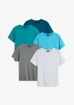 Herren bonprix Shirts & Polos|Sportbekleidung|T-Shirt (5er Pack)
