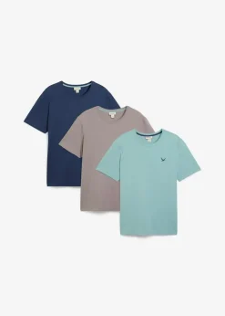Herren bonprix Shirts & Polos|Basics|T-Shirt (3er Pack)