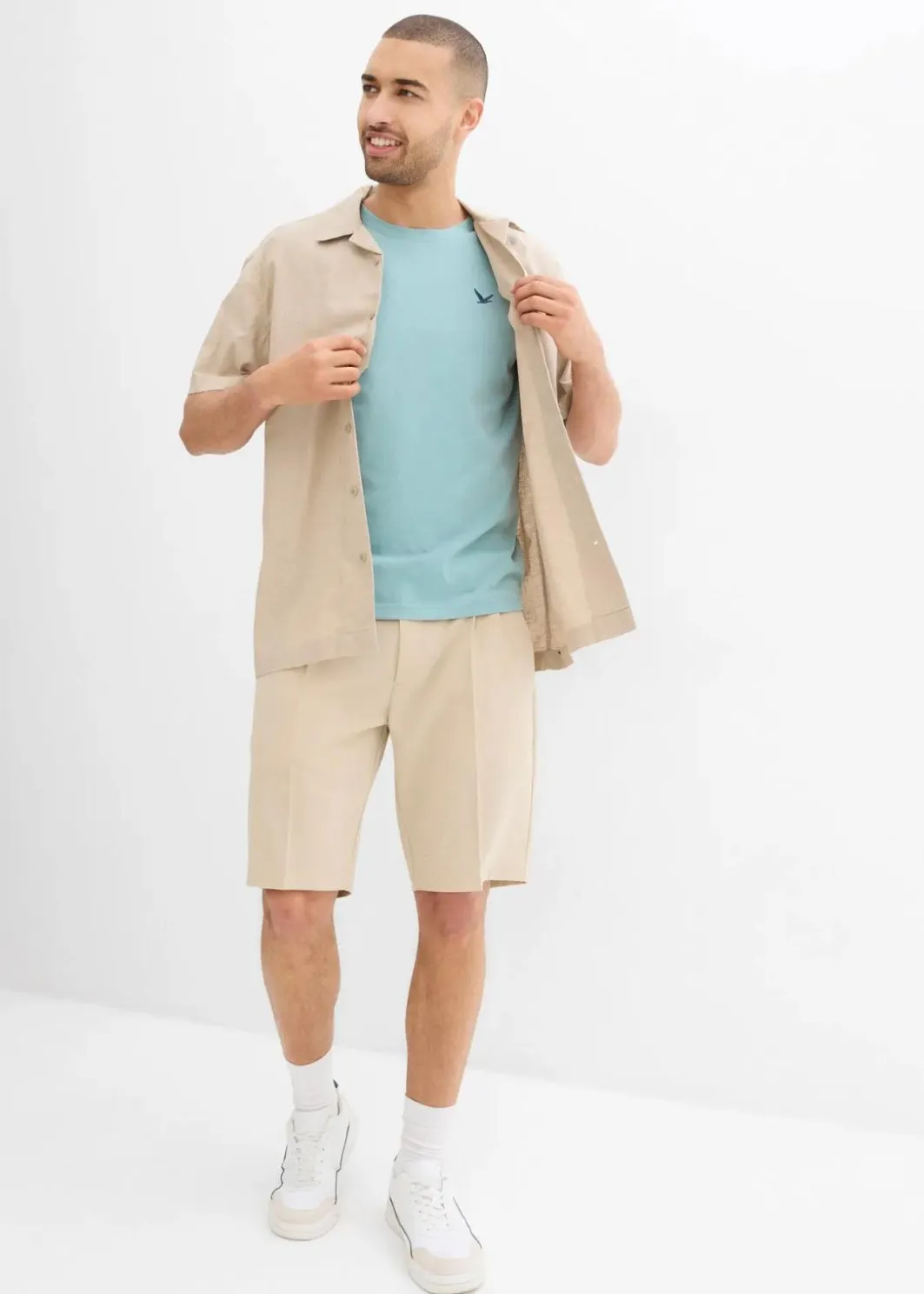 Herren bonprix Shirts & Polos|Basics|T-Shirt (3er Pack)