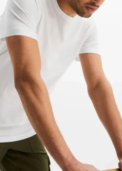 Herren bonprix Große Größen|Basics|T-Shirt (5er Pack)