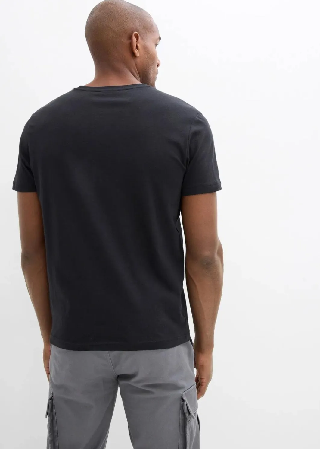 Herren bonprix Große Größen|Basics|T-Shirt (3er Pack)