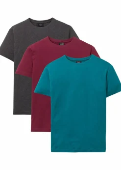 Herren bonprix Shirts & Polos|Basics|T-Shirt (3er Pack)