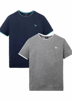 Clearance T-Shirt (2er Pack) Herren Große Größen|Basics