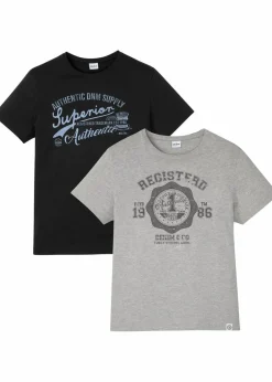 Herren bonprix Große Größen|Shirts & Polos|T-Shirt (2er Pack)