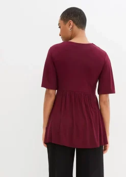 Clearance T-Shirt in A-Linie, kurzarm Damen Nachhaltigere Materialien|Shirts & Tops