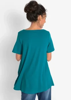 T-Shirt in A-Linien-Form, kurzarm Damen Shirts & Tops