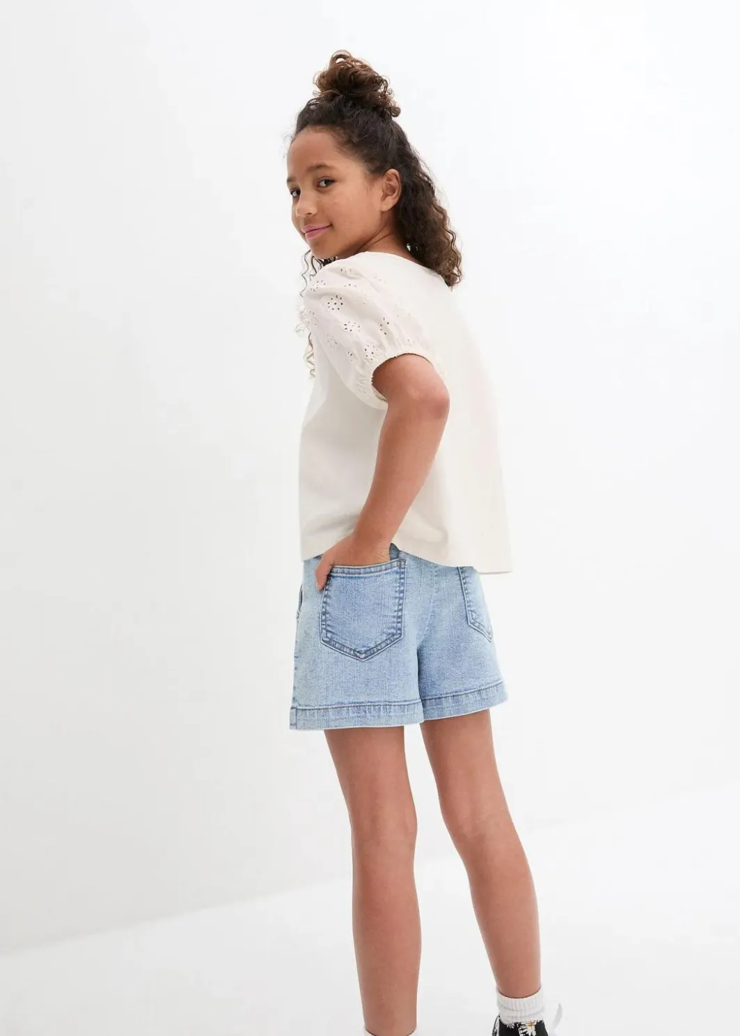 Discount T-Shirt mit Bio-Baumwolle Kinder Mädchen 9-16 Jahre·Shirts & Blusen|Mädchen 2-8 Jahre·Nachhaltigere Materialien