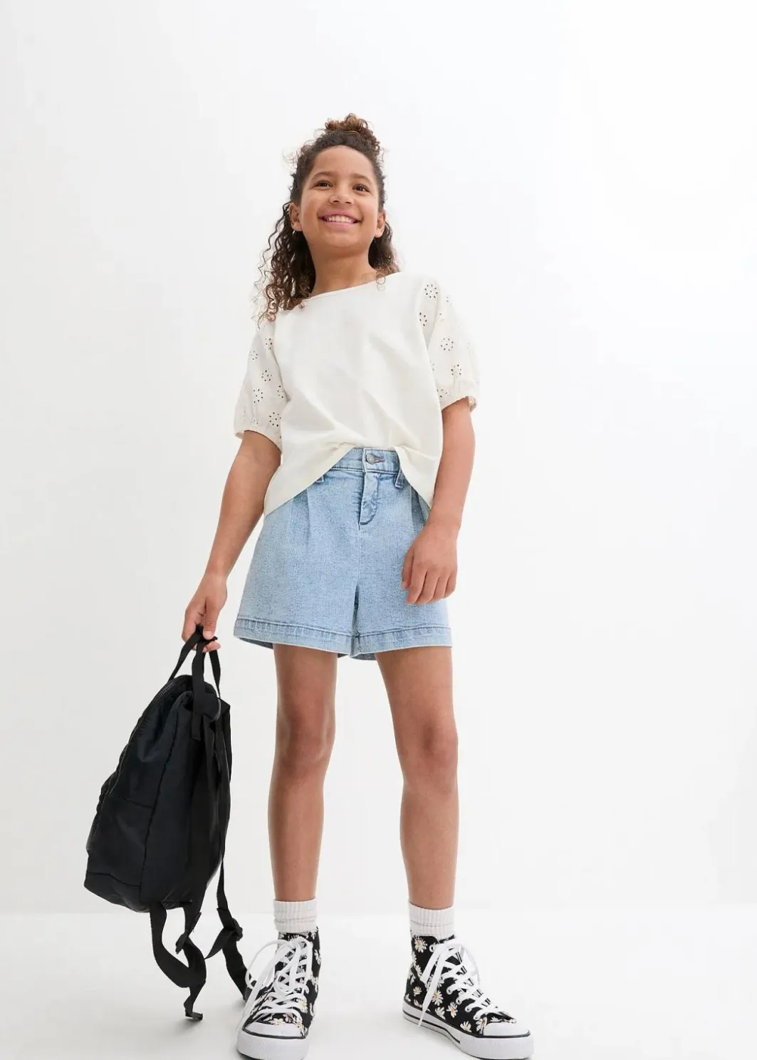 Discount T-Shirt mit Bio-Baumwolle Kinder Mädchen 9-16 Jahre·Shirts & Blusen|Mädchen 2-8 Jahre·Nachhaltigere Materialien