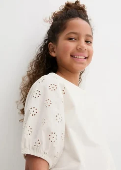 Discount T-Shirt mit Bio-Baumwolle Kinder Mädchen 9-16 Jahre·Shirts & Blusen|Mädchen 2-8 Jahre·Nachhaltigere Materialien